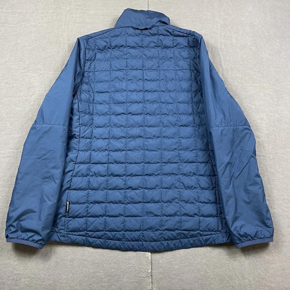 North Face Jacket‎ Womens Medium Blue Thermoball Eco Quilted Insulated Outdoor